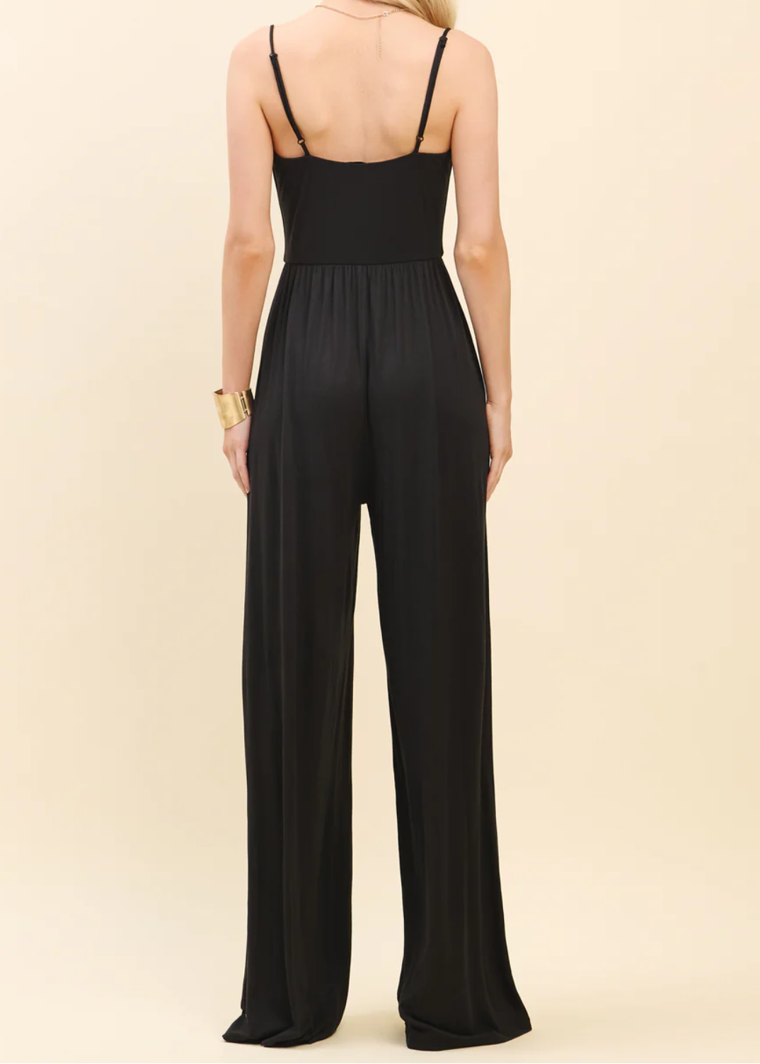 Cowl Neck Palazzo Jumpsuit