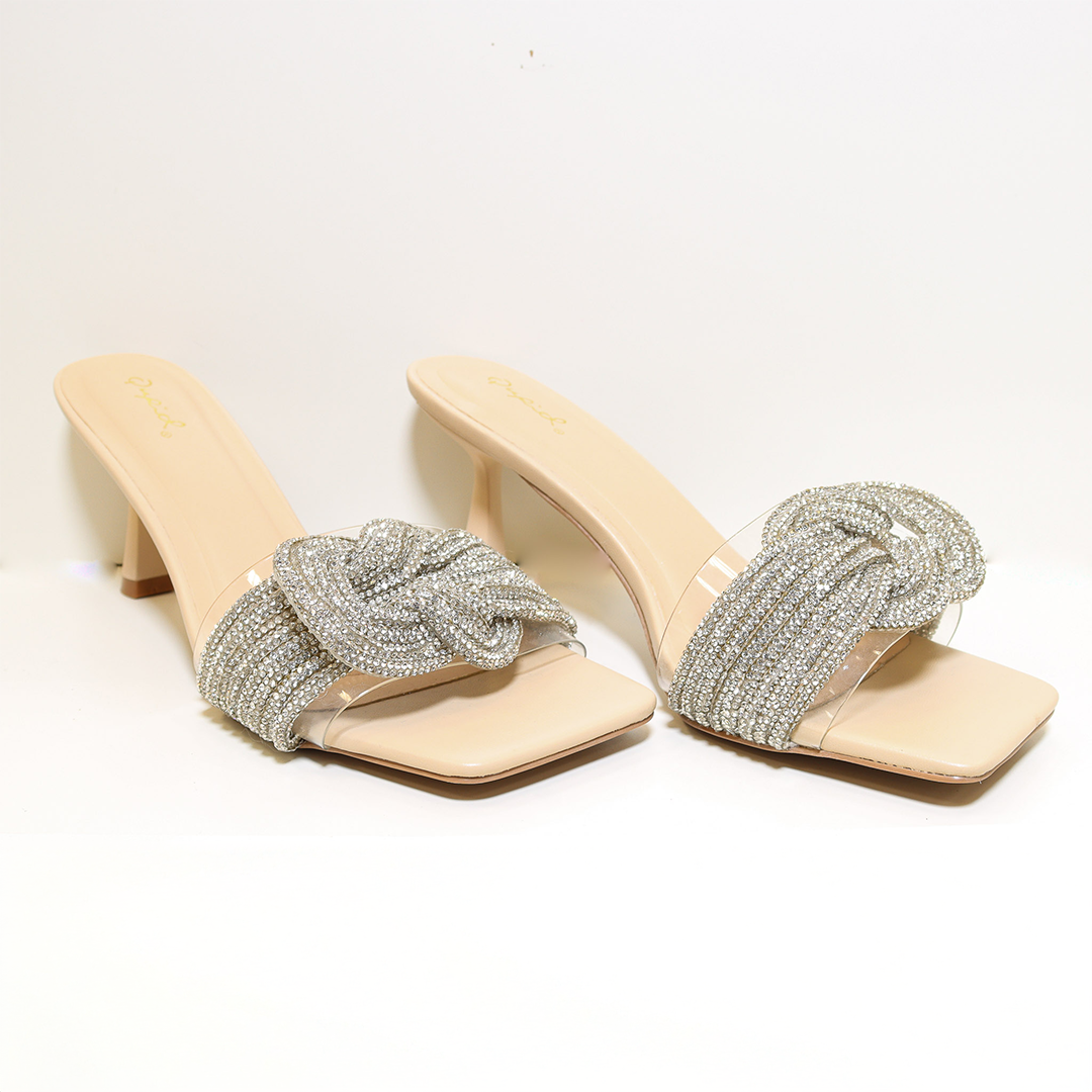 Qupid Jaylove34 Heeled Sandals - Nude