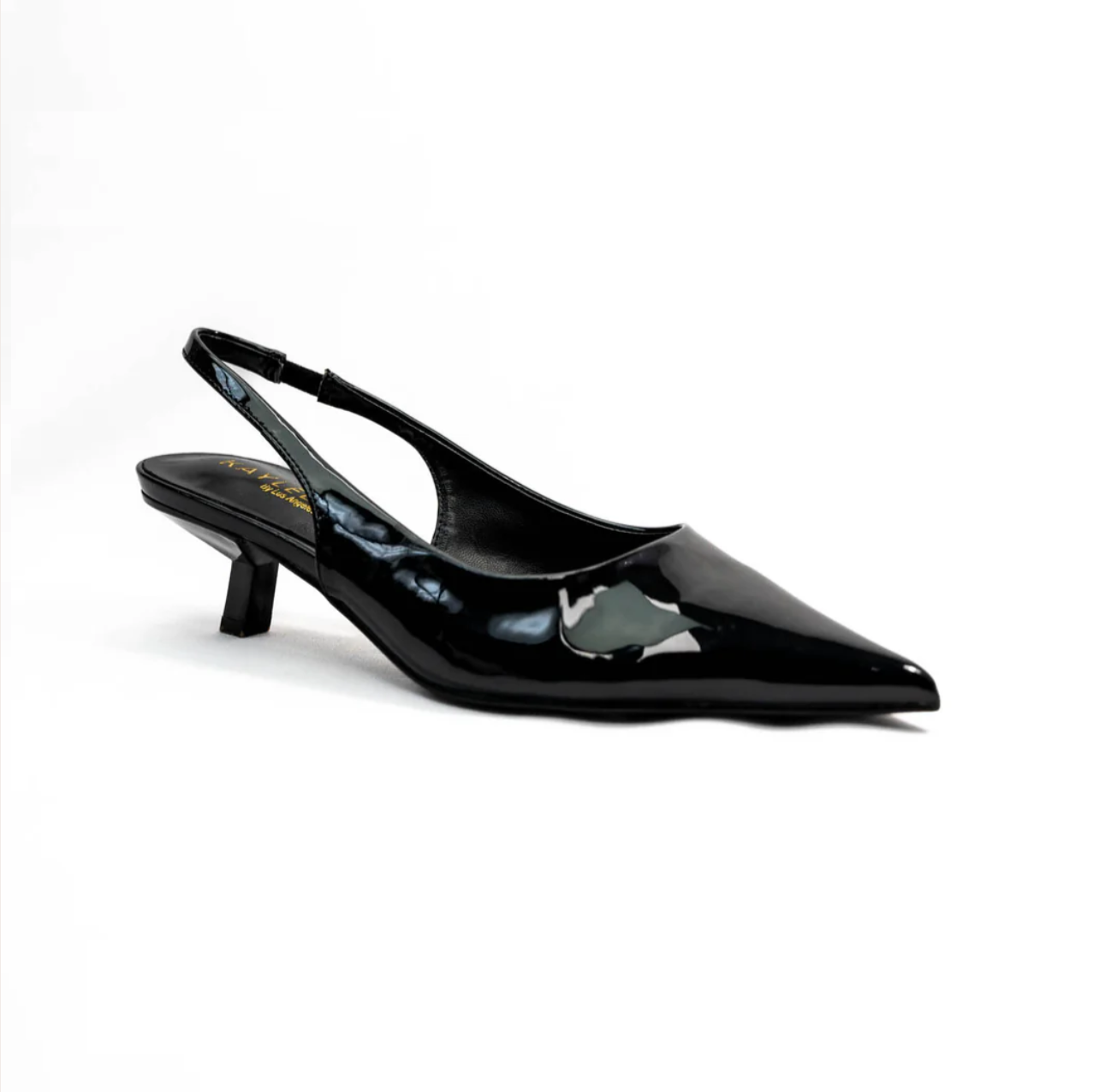 Sandie-1 Kitten Slingback Pumps