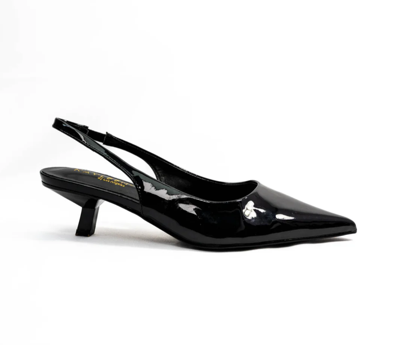 Sandie-1 Kitten Slingback Pumps