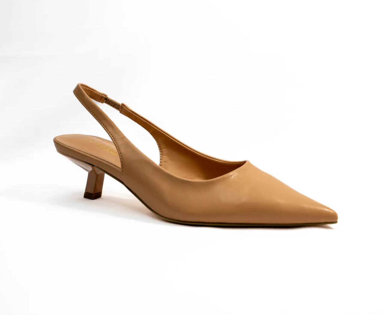 Sandie-2 Kitten Slingback Pumps