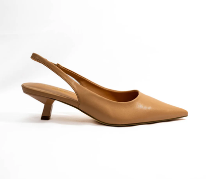 Sandie-2 Kitten Slingback Pumps