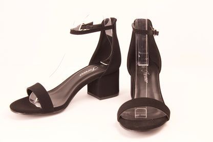 BLACK DARCIE-7 SHORT HEELS