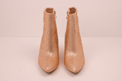 BLING BABE ROSE GOLD RHINESTONE BOOT BRAZIL-8