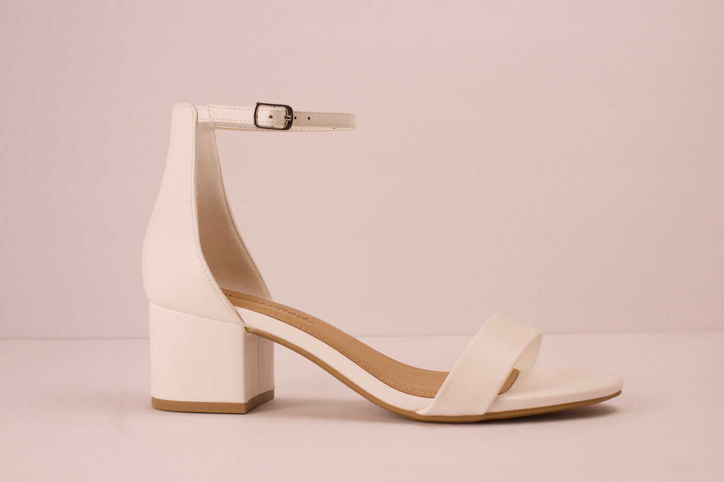 White Short Heels DARCIE-1