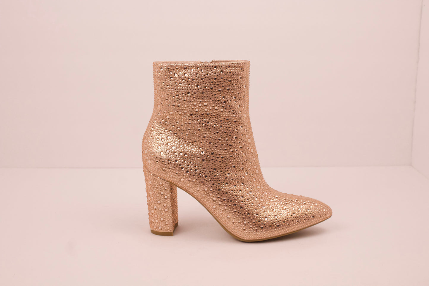 BLING BABE ROSE GOLD RHINESTONE BOOT BRAZIL-8