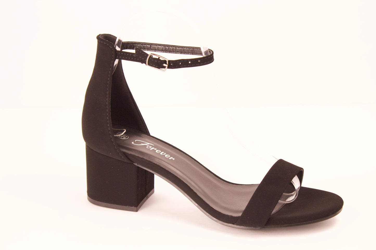 BLACK DARCIE-7 SHORT HEELS