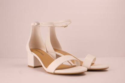 White Short Heels DARCIE-1