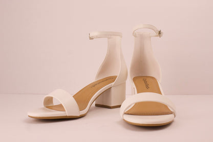 White Short Heels DARCIE-1